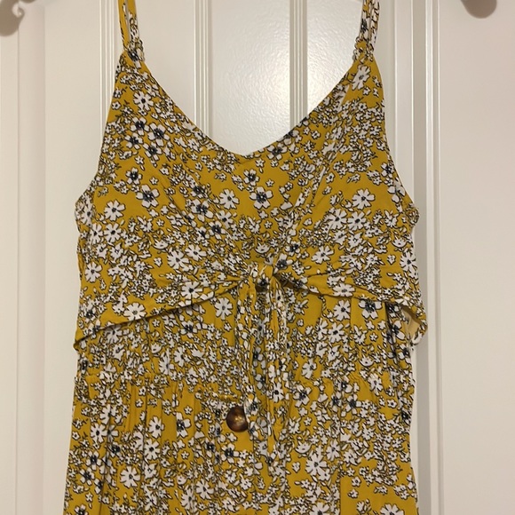 Yellow Floral Dress - Picture 2 of 5